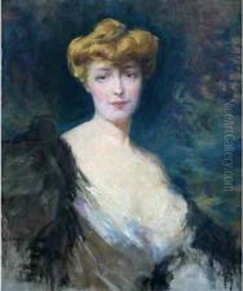 Portrait En Buste D'une Jeune Femme. - view 1