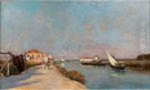Bord De L'etang De Berre by Raymond Allegre