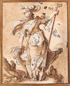 Minerva by Abraham Bloemaert