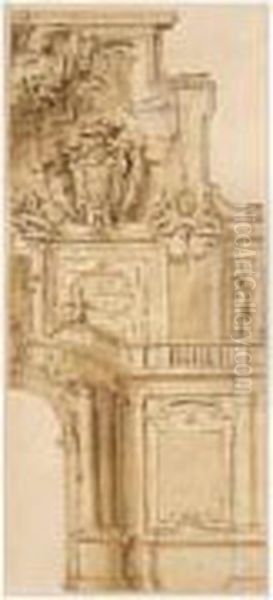 Design For A Triumphal Arch - view 1