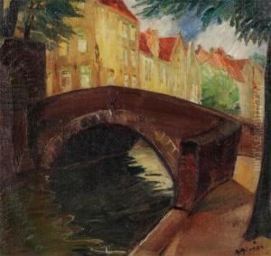 Bruges Canal View by Albert Alleman