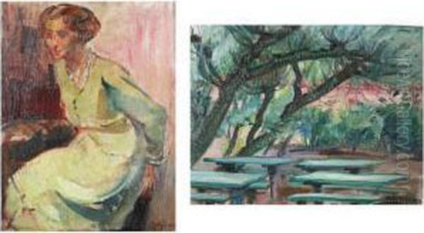 Seated Woman. - view 1