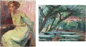 Seated Woman. by Albert Alleman