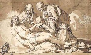 The Lamentation by Abraham Bloemaert