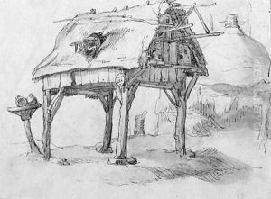Houses by Abraham Bloemaert