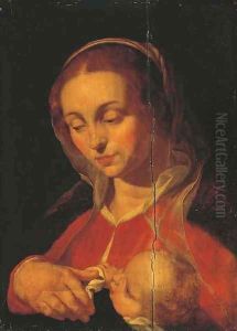 The Virgin and Child by Abraham Bloemaert
