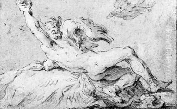 Two studies of Prometheus - view 1
