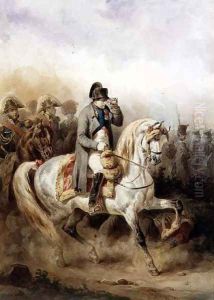 Napoleon on a Grey Horse, 1839 by Joseph-Louis Hippolyte Bellange