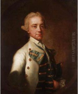 Portrait Of Captain Smith R. N. In Naval Uniform by Francis Alleyne