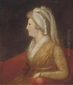 Portrait Of A Lady, Seated Three-quarter-length, In A Yellowdress Portrait Of A Lady, Seated Three-quarter-length, In A Yellowdress