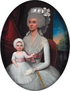 Group Portrait Of A Mother And Child by Francis Alleyne