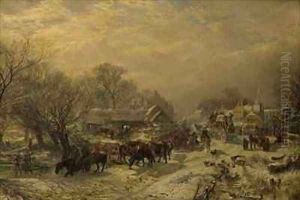 The Mail Coach by Samuel Bough