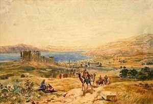 Tiberias on the Sea of Galilee by Samuel Bough