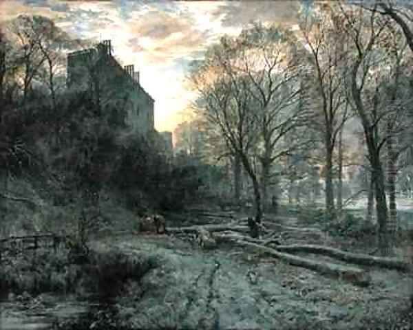 Winton House, East Lothian a Frosty Morning - view 1