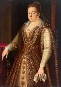 Bottega Ritratto Di Bianca Cappello by Alessandro Allori