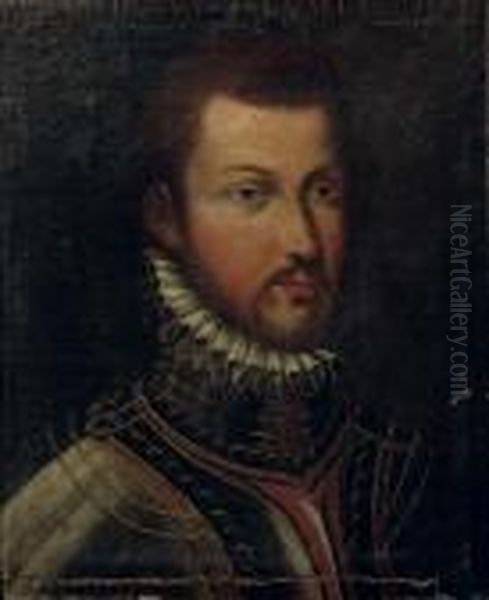 Portrait Of Sebastian I Lusitanor, Bust-length, In Armour - view 1