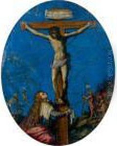 Sainte Madeleine Au Pied De La Croix by Alessandro Allori