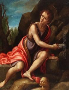 Zugeschrieben - San Giovanni by Cristofano Allori