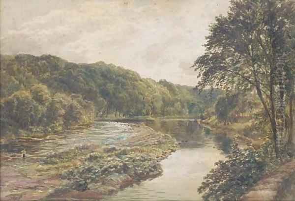 View of the River Eden, near Carlisle - view 1
