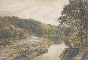 View of the River Eden, near Carlisle by Samuel Bough