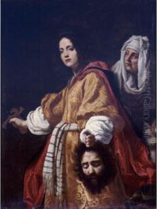 Judith Holding The Head Of Holofernes by Cristofano Allori