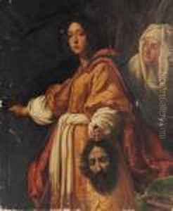 Judith With The Head Of Holofernes And Her Maid by Cristofano Allori