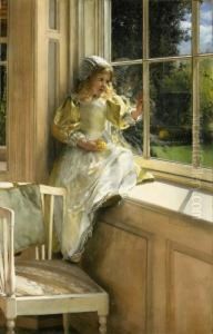 A Looking Out O'window (sunshine) by Laura Theresa Epps Alma-Tadema