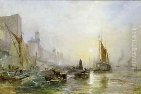 Shipping on the Thames - view 1