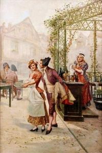 Scene Galante by Alonso Perez