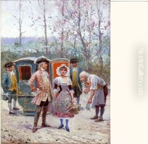 La Petite Marchande De Fleurs by Alonso Perez