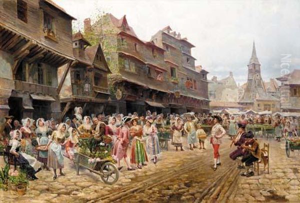 A Concert In The Flower Market - view 1