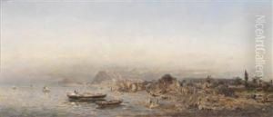 Fishermen On The North African Coast by Robert Alott