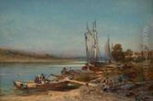 Bateaux Au Bords De La Riviere Bateaux Au Bords De La Riviere