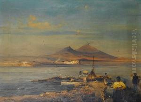 Unloading The Catch, Bay Of Naples - view 1