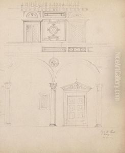 Architekturstudie Ecole St. Paul (florenz) by Franz Alt