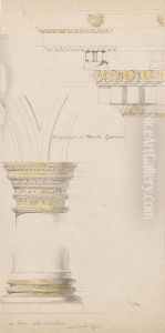 Architekturstudie Fontainebleau by Franz Alt