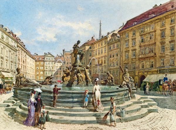 Neuer Markt Mit Donnerbrunnen In Wien - view 1