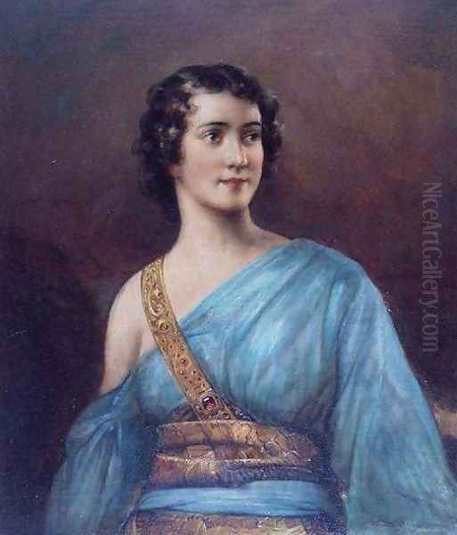 Lady in Blue - view 1