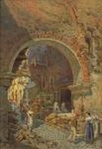 Die Alte Pescaria In Rom by Franz Alt