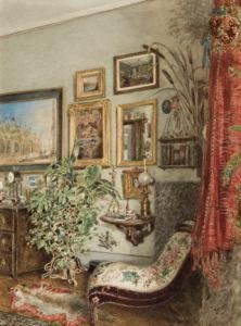 Viennese Interior by Franz Alt