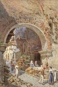 "alte Pescaria In Rom". by Franz Alt