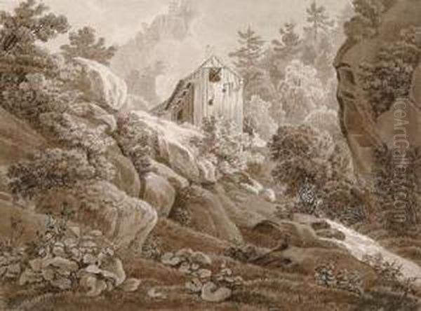 A View Of A Mill In The Mountains - view 1