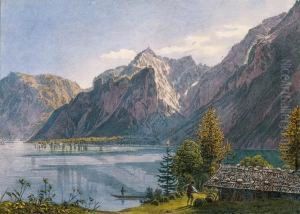 Der Konigsssee Bei Berchtesgaden by Jacob Alt