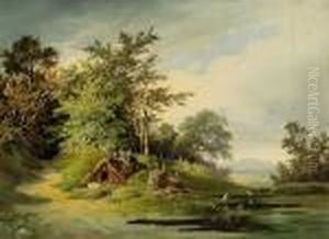 Landschaft Mit Hutte Landschaft Mit Hutte