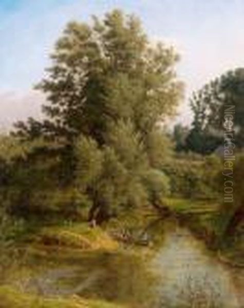 Angler Am Weiher - view 1