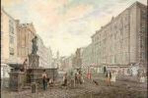 Graben In Wien by Jacob Alt