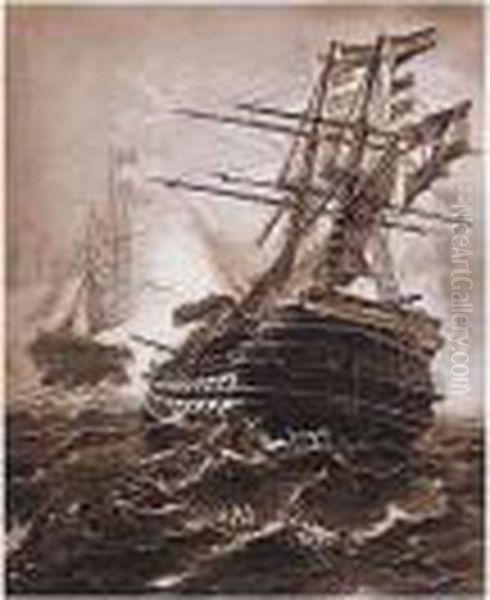The 'kaiser' At The Battle Of Lissa - view 1