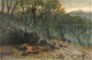 Paesaggio Con La Maddalena Penitente by Saverio Francesco Altamura