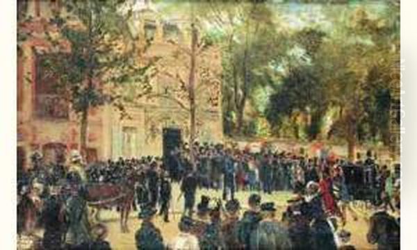 Vue De La Maison De Victor Hugo, 22 Mai 1885. - view 1