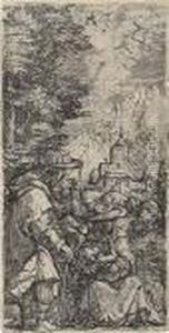 The Rest On The Flight Into Egypt by Albrecht Altdorfer